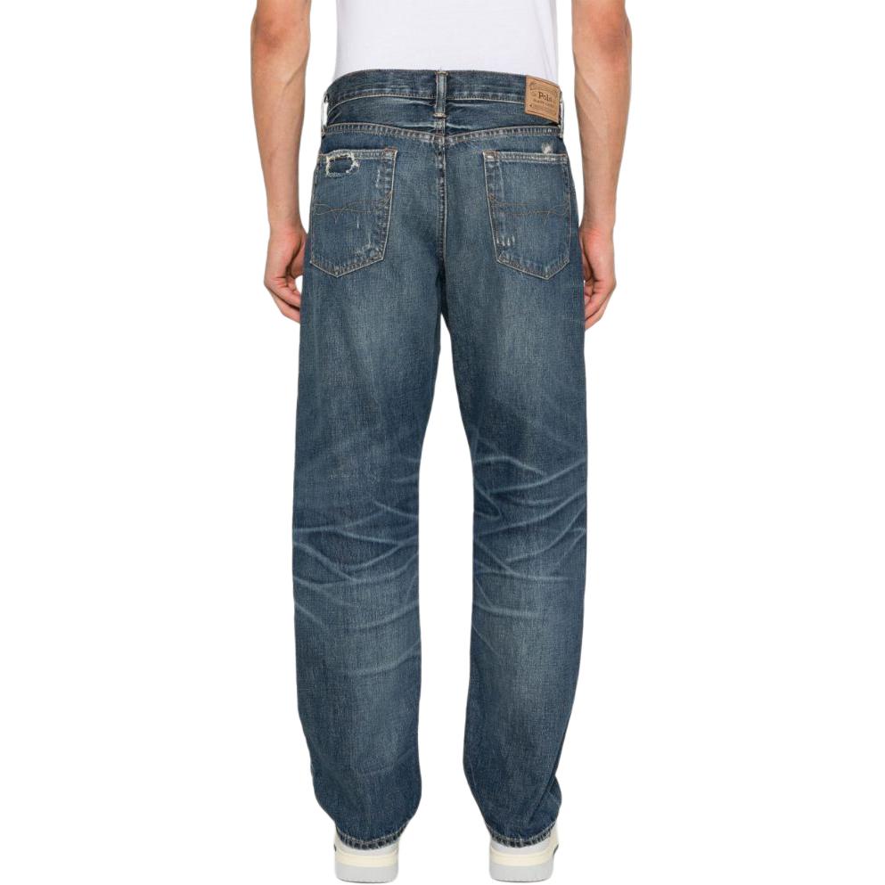 Lookbook Polo Ralph Lauren SS24 中腰錐形水洗牛仔褲 藍色. 710950852-001