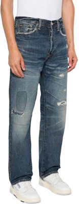 Polo Ralph Lauren SS24 中腰錐形水洗牛仔褲 藍色. 710950852-001 Shop Polo Ralph Lauren SS24 中腰錐形水洗牛仔褲 藍色. 710950852-001