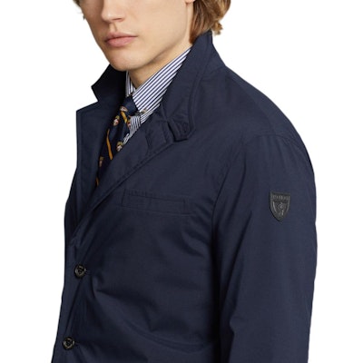 폴로 랄프 로렌 SS24 네이비 블루 로고 장식 3버튼 솔리드 블레이저. MNPOOTW17I20014-410 Purchase 폴로 랄프 로렌 SS24 네이비 블루 로고 장식 3버튼 솔리드 블레이저. MNPOOTW17I20014-410