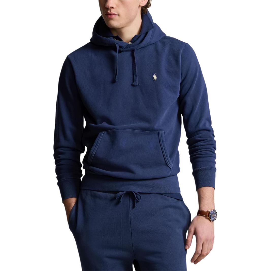 Polo Ralph Lauren SS24 Navy Blue Hoodie Men’s with Embroidered Pony Logo. 710916690-018 圖 4