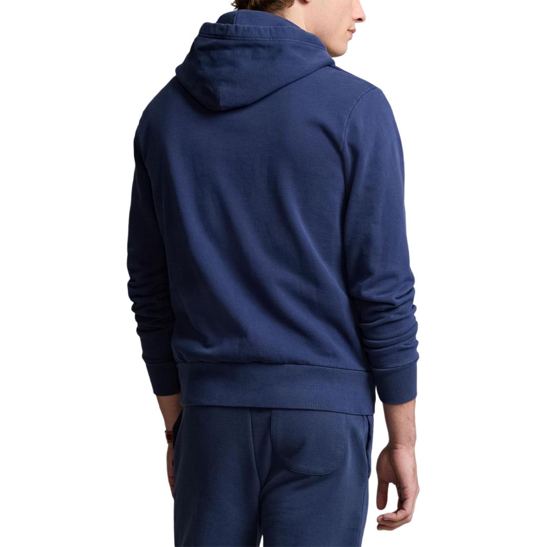 Polo Ralph Lauren SS24 Navy Blue Hoodie Men’s with Embroidered Pony Logo. 710916690-018 圖 5