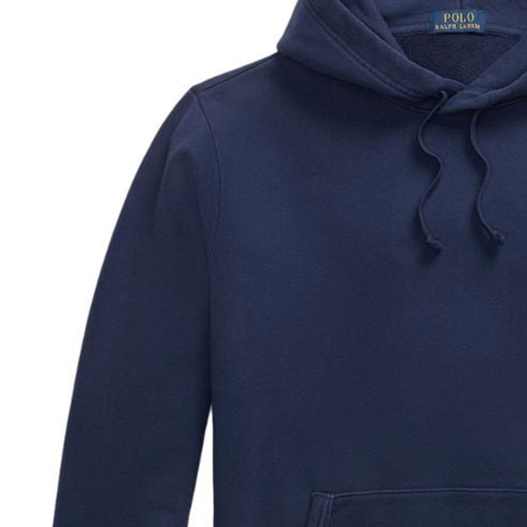 Polo Ralph Lauren SS24 Navy Blue Hoodie Men’s with Embroidered Pony Logo. 710916690-018 圖 7
