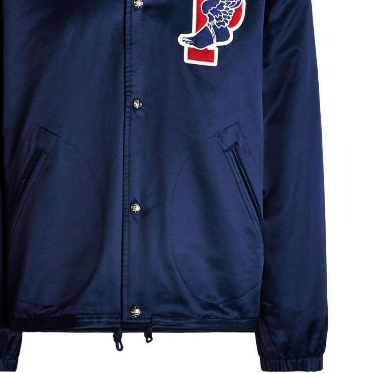 Purchase Polo Ralph Lauren SS24 海軍藍字母徽章單排扣外套 710940790-001