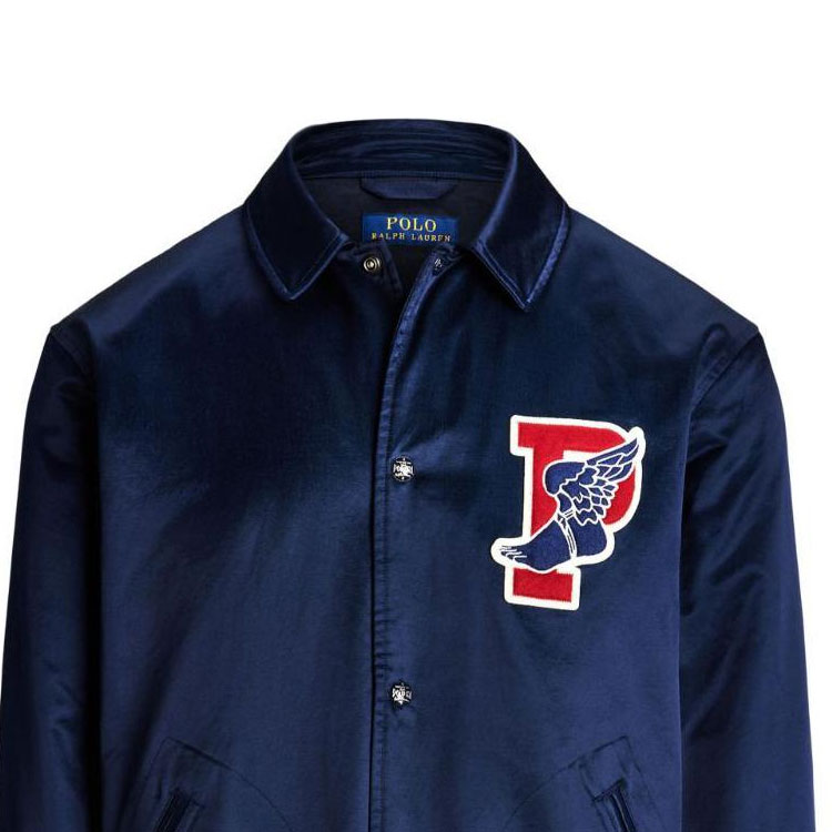 Sizing Polo Ralph Lauren SS24 海軍藍字母徽章單排扣外套 710940790-001