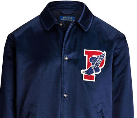 Polo Ralph Lauren SS24 海軍藍字母徽章單排扣外套 710940790-001 Sizing Polo Ralph Lauren SS24 海軍藍字母徽章單排扣外套 710940790-001