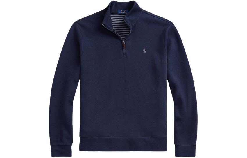 Polo Ralph Lauren SS24 Navy Blue Logo Embroidered Long-Sleeve Sweatshirt . MNPOKNI16823385-410 圖 2