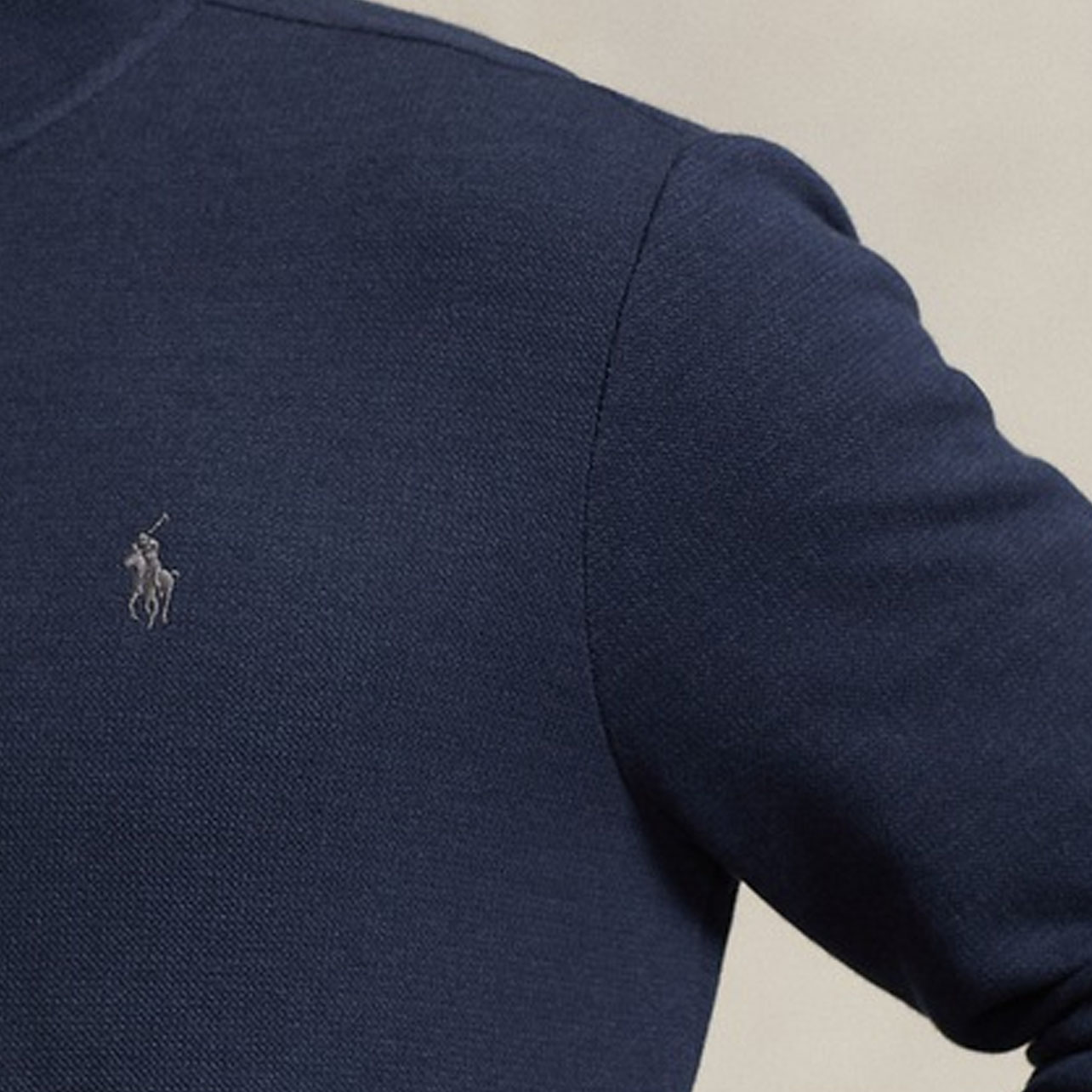 Polo Ralph Lauren SS24 Navy Blue Logo Embroidered Long-Sleeve Sweatshirt . MNPOKNI16823385-410 圖 7