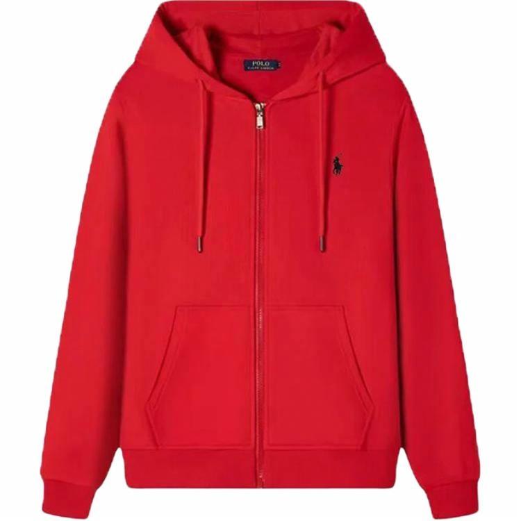 Order Polo Ralph Lauren SS24 红色连帽衫 长袖 带小马标志 710883329-004