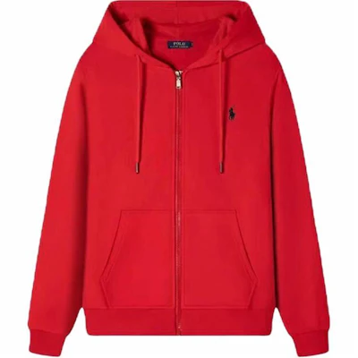 Polo Ralph Lauren SS24 红色连帽衫 长袖 带小马标志 710883329-004 Order Polo Ralph Lauren SS24 红色连帽衫 长袖 带小马标志 710883329-004