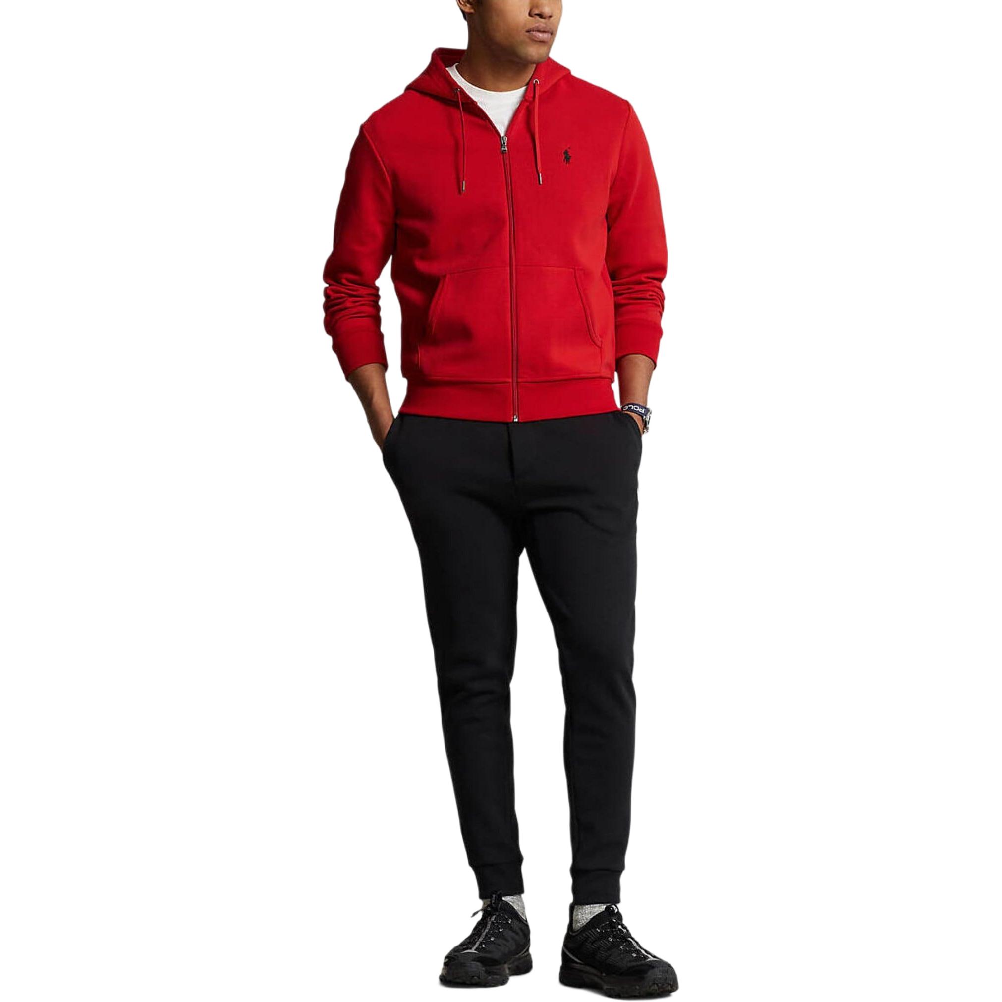 Lookbook Polo Ralph Lauren SS24 红色连帽衫 长袖 带小马标志 710883329-004