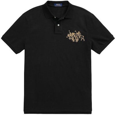 Polo Ralph Lauren SS24 Slim Fit Bercorak Leher Bulat Hitam Baju Polo Lelaki. MNPOKNI1N822583-001 Buy Polo Ralph Lauren SS24 Slim Fit Bercorak Leher Bulat Hitam Baju Polo Lelaki. MNPOKNI1N822583-001