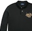 Cheap Polo Ralph Lauren SS24修身純黑長袖POLO衫帶標誌款式 MNPOKNI16823387-001