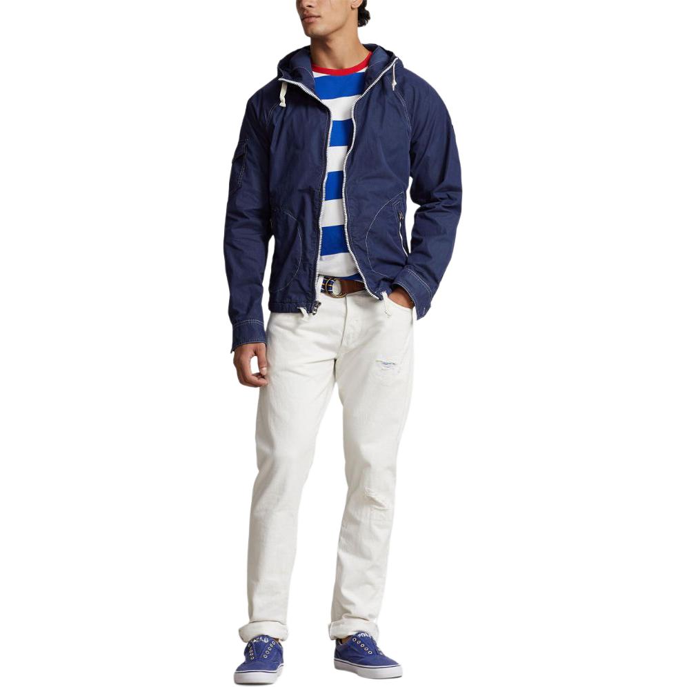 Polo Ralph Lauren SS24 Solid Color Zip-Up Hoodie Jacket for Men 710923283-002 圖 3