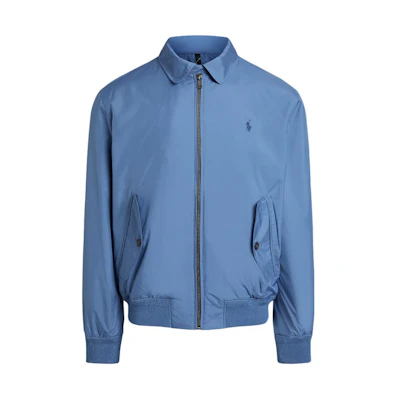 Polo Ralph Lauren SS24 Solid Color Zip-Up Jacket with Logo Embroidery Blue Men. MNPOOTW16021331-400