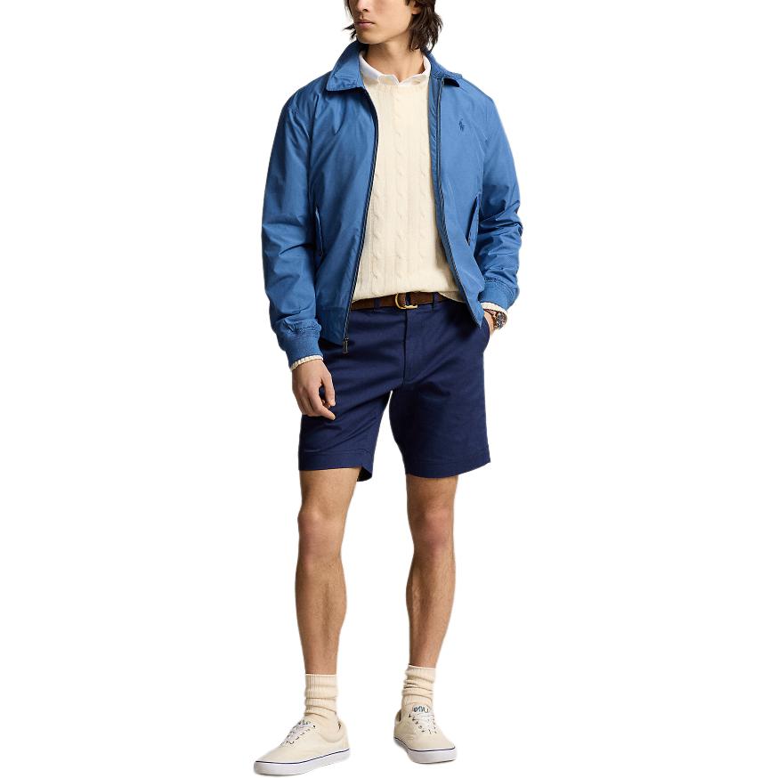 Polo Ralph Lauren SS24 Solid Color Zip-Up Jacket with Logo Embroidery Blue Men. MNPOOTW16021331-400 圖 3