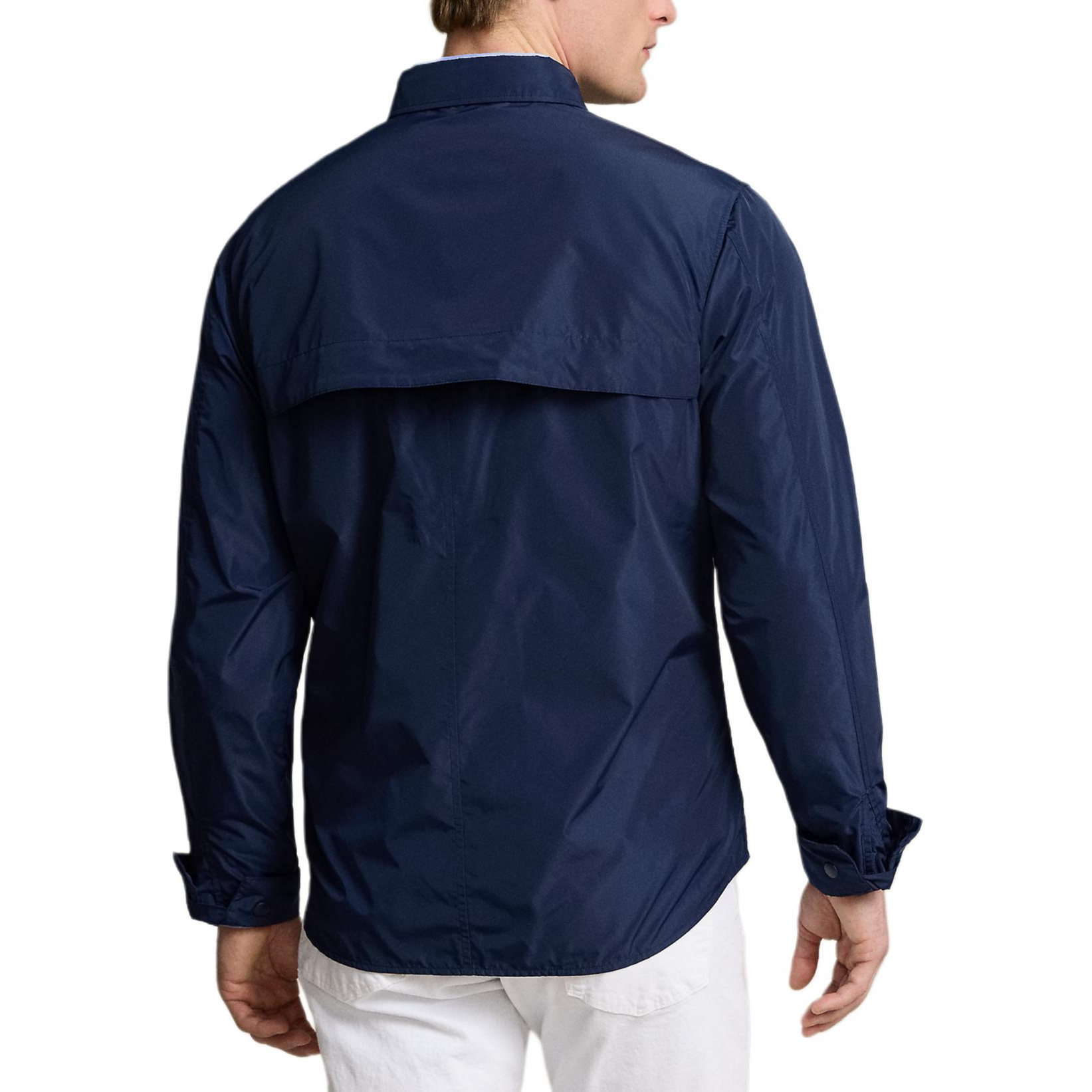 Polo Ralph Lauren SS24 Solid Logo Embroidered Casual Jacket Navy  Long Sleeve MNPOOTW16021394 圖 5