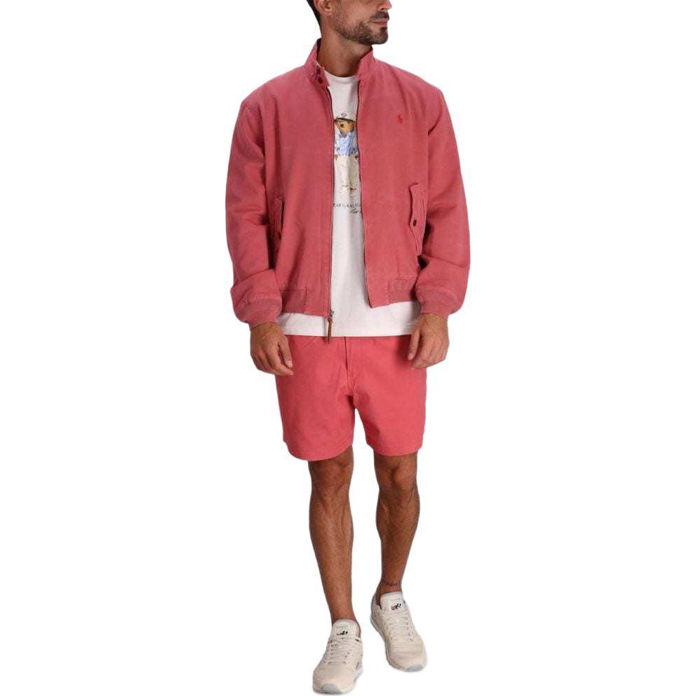 Polo Ralph Lauren SS24 Solid Logo Embroidered Zip-Up Jacket Raspberry Pink Men. 710940743-001 圖 3