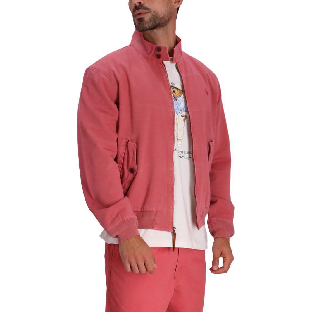 Polo Ralph Lauren SS24 Solid Logo Embroidered Zip-Up Jacket Raspberry Pink Men. 710940743-001 圖 4