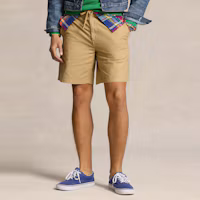 Shop Polo Ralph Lauren SS24 男士棕色中腰直筒休閒短褲 MNPOSHO14G20453-250