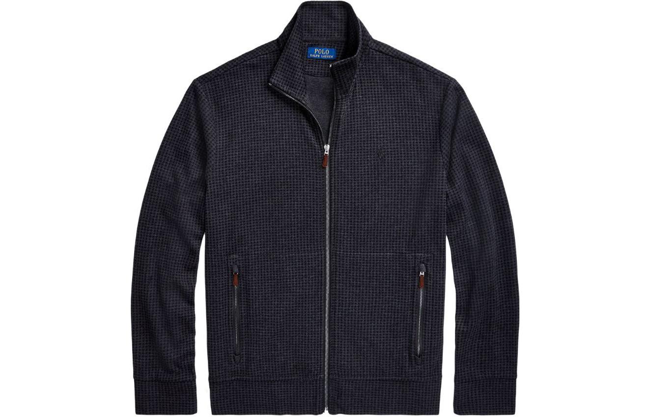 Polo Ralph Lauren SS24 Solid Turtleneck Zip Knit Sweater Men’s Dark Gray. 710934580-001