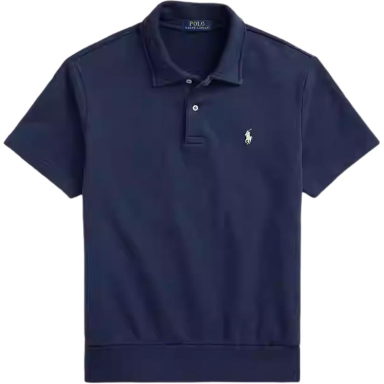 Polo Ralph Lauren SS25  Cotton Short-Sleeve Solid Polo Shirt Navy Blue. MNPOKNI1N823408-410 圖 2