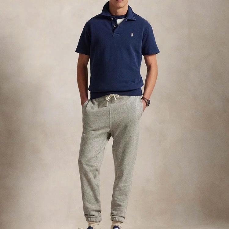 Polo Ralph Lauren SS25  Cotton Short-Sleeve Solid Polo Shirt Navy Blue. MNPOKNI1N823408-410 圖 5