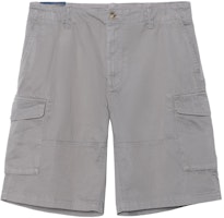 Polo Ralph Lauren SS25 Gray Casual Shorts with Logo Patch and Zipper Pocket. 710726941-010 Polo Ralph Lauren SS25 Gray Casual Shorts with Logo Patch and Zipper Pocket. 710726941-010