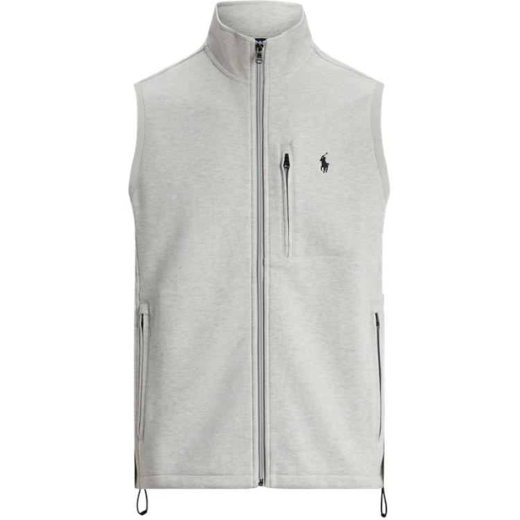 Polo Ralph Lauren SS25  Half-Turtleneck Reversible Knit Vest Light Gray. MNPOKNI1N220018-020