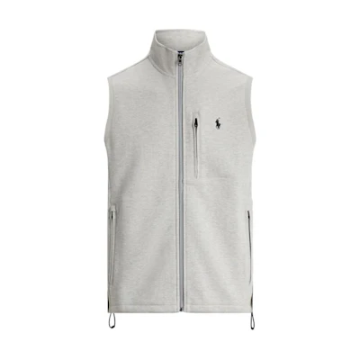 Polo Ralph Lauren SS25 Half-Turtleneck Reversible Knit Vest Light Gray. MNPOKNI1N220018-020
