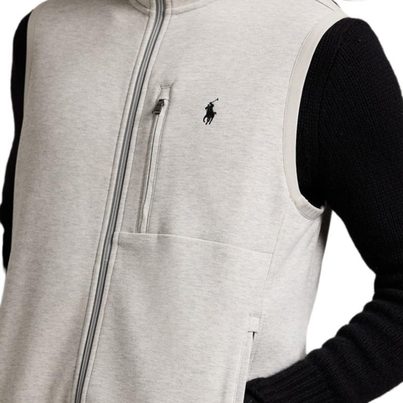 Details for Polo Ralph Lauren SS25 反穿高領針織背心 淺灰色 MNPOKNI1N220018-020