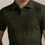 Sizing 폴로 랄프 로렌 SS25 케이블 니트 코튼 폴로 스웨터 알파인 그린. MNPOSWE1N820054-300