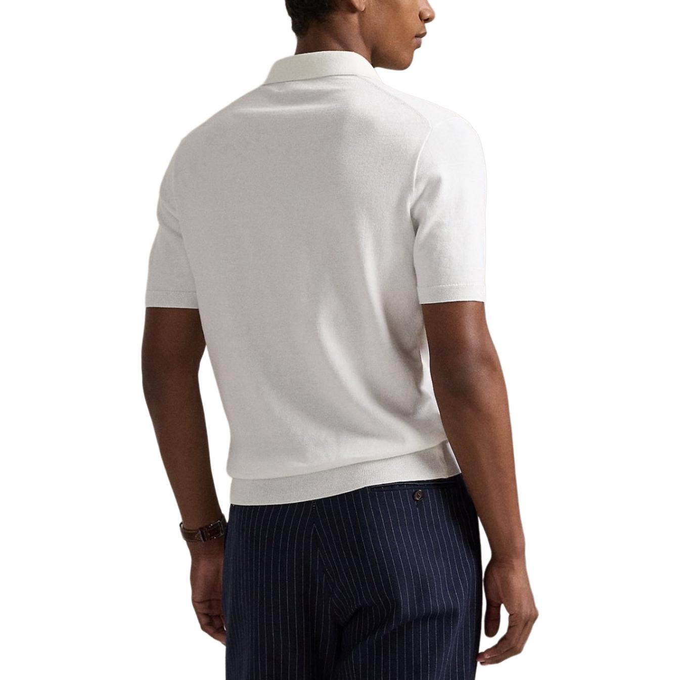 Polo Ralph Lauren SS25 Classic Embroidered Pony Knit Polo Shirt White 710950158-007 圖 4