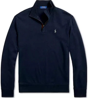Polo Ralph Lauren SS25 Navy Blue Sweatshirt Logo Sulaman Half-Zip 710890534-028 Order Polo Ralph Lauren SS25 Navy Blue Sweatshirt Logo Sulaman Half-Zip 710890534-028