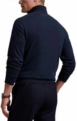 Polo Ralph Lauren SS25 Navy Blue Sweatshirt Logo Sulaman Half-Zip 710890534-028 Shop Polo Ralph Lauren SS25 Navy Blue Sweatshirt Logo Sulaman Half-Zip 710890534-028