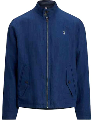 Polo Ralph Lauren SS25 Jaket Harrington Navy Terbalik Sulaman Pony MNPOOTW15A20001410-410 Order Polo Ralph Lauren SS25 Jaket Harrington Navy Terbalik Sulaman Pony MNPOOTW15A20001410-410