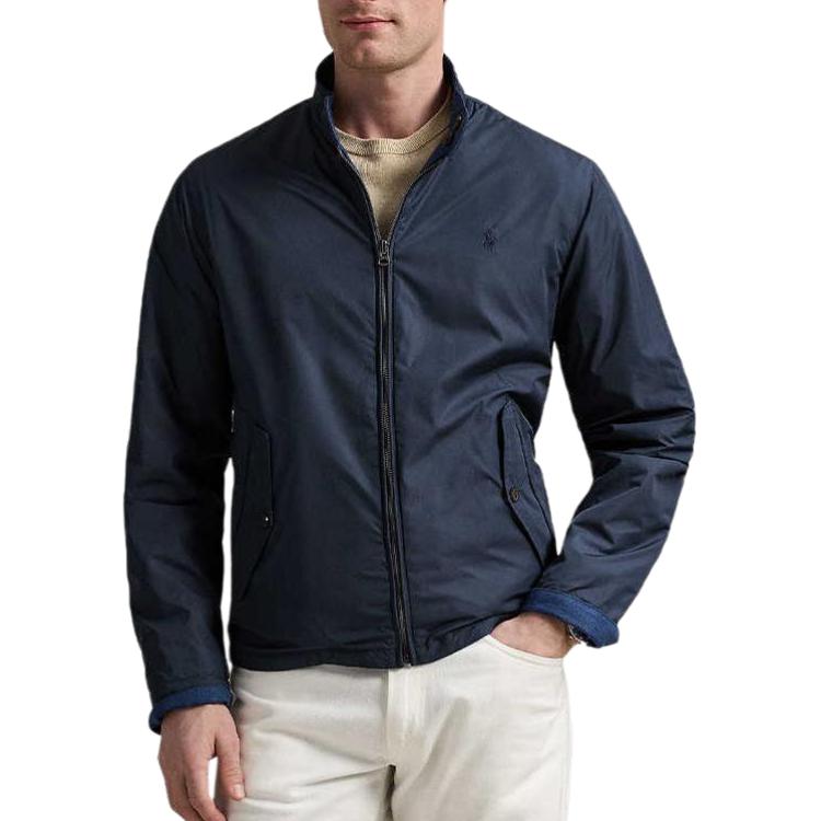 Polo Ralph Lauren SS25 Reversible Embroidered Pony Zip Jacket Navy - 710962187002 圖 4