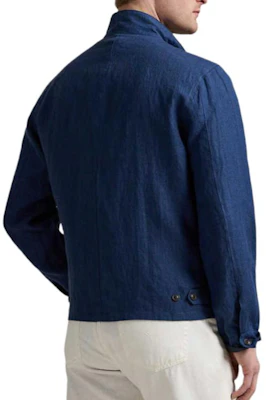 Polo Ralph Lauren SS25 Jaket Harrington Navy Terbalik Sulaman Pony MNPOOTW15A20001410-410 Details for Polo Ralph Lauren SS25 Jaket Harrington Navy Terbalik Sulaman Pony MNPOOTW15A20001410-410