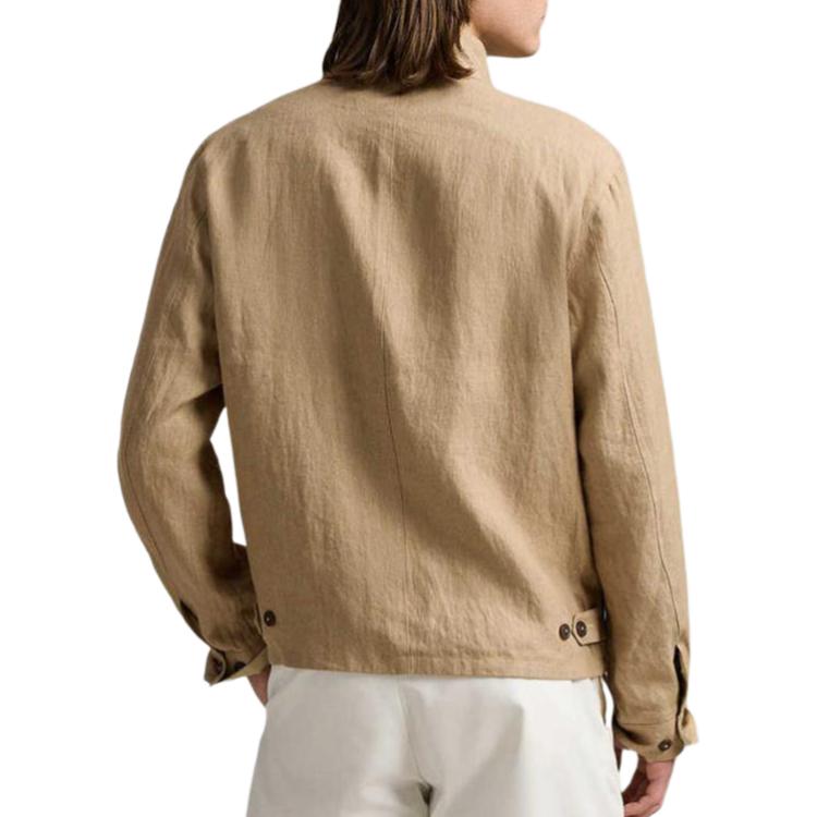 Polo Ralph Lauren SS25 Reversible Zip Pocket Long Sleeve Jacket Brown Mens MNPOOTW15A20002101-101 圖 4