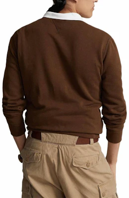 폴로 랄프 로렌 SS25 자수 크루넥 스웨트셔츠 브라운 710825900-014 Shop 폴로 랄프 로렌 SS25 자수 크루넥 스웨트셔츠 브라운 710825900-014