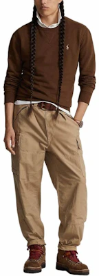 폴로 랄프 로렌 SS25 자수 크루넥 스웨트셔츠 브라운 710825900-014 Purchase 폴로 랄프 로렌 SS25 자수 크루넥 스웨트셔츠 브라운 710825900-014