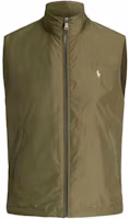 Order Polo Ralph Lauren SS25 綠色刺繡拉鏈背心 - 單色設計 MNPOOTW1N220217-300