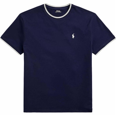 Polo Ralph Lauren SS25純色小馬標誌圓領藍色T恤。 710963492-001 Order Polo Ralph Lauren SS25純色小馬標誌圓領藍色T恤。 710963492-001