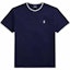 Order Polo Ralph Lauren SS25純色小馬標誌圓領藍色T恤。 710963492-001