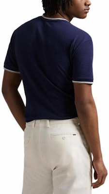 Polo Ralph Lauren SS25純色小馬標誌圓領藍色T恤。 710963492-001 Purchase Polo Ralph Lauren SS25純色小馬標誌圓領藍色T恤。 710963492-001