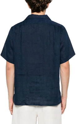 Polo Ralph Lauren SS25 蓝色短袖口袋衬衫 710966421 Shop Polo Ralph Lauren SS25 蓝色短袖口袋衬衫 710966421