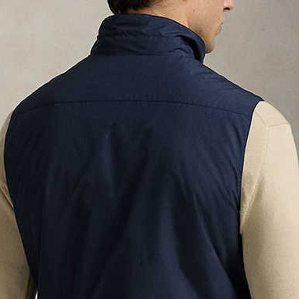 Details for Polo Ralph Lauren SS25 Baju Tanpa Lengan Leher Separuh Navy Blue Lelaki. MNPOOTW1N220216-410