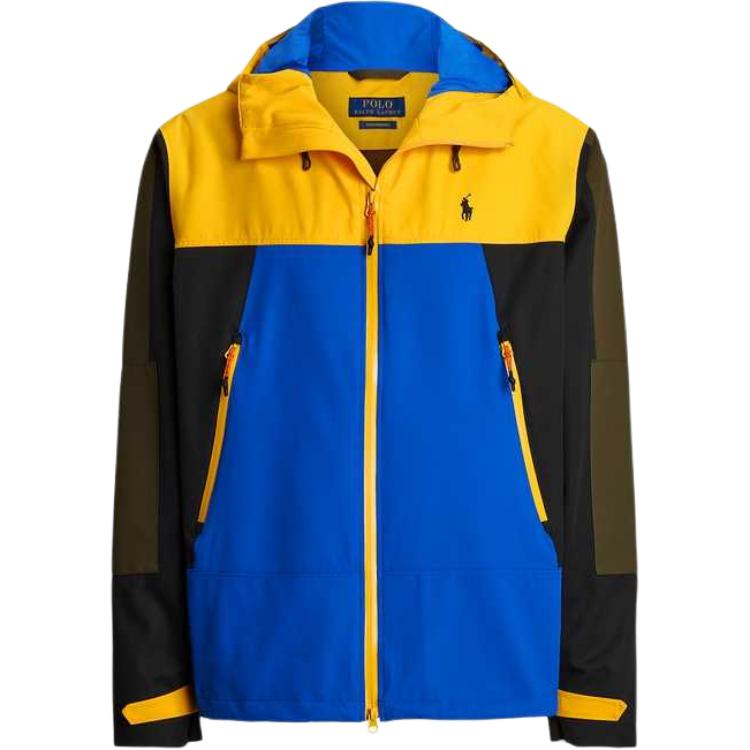 Polo Ralph Lauren SS25 Waterproof Hooded Jacket Long Sleeve Multicolor MNPOOTW16021565-999