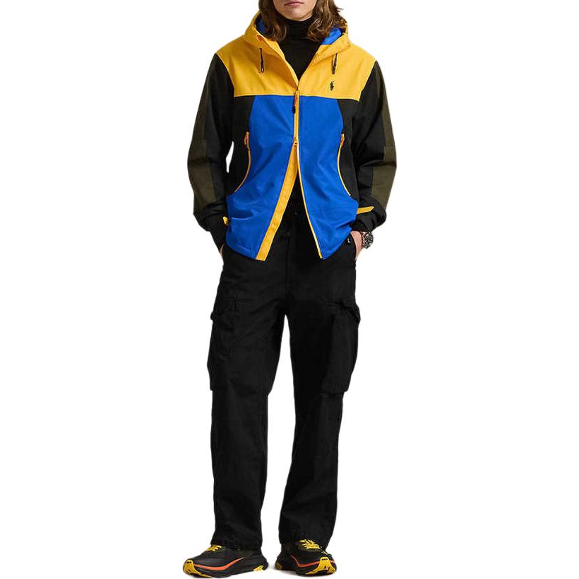 Lookbook Polo Ralph Lauren SS25 Jaket Tahan Air Hoodie Lengan Panjang Multicolor MNPOOTW16021565-999