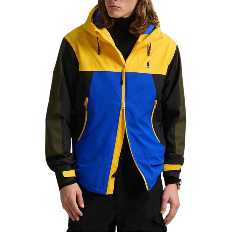 Shop Polo Ralph Lauren SS25 Jaket Tahan Air Hoodie Lengan Panjang Multicolor MNPOOTW16021565-999