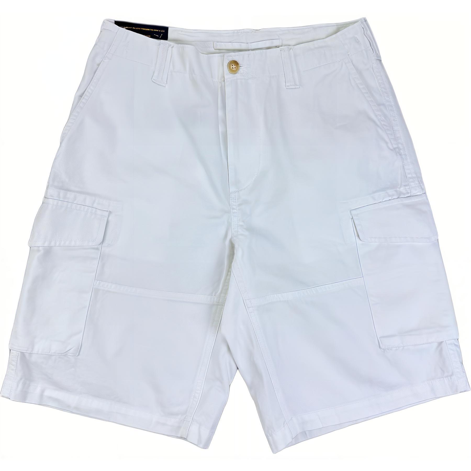 Order Polo Ralph Lauren SS25 Shorts Blancos Rectos Casual con Logo Bordado. 710726941-006